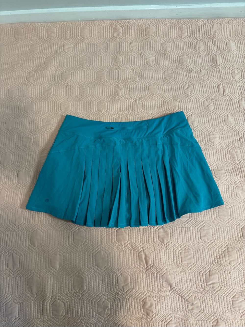 CRZ YOGA Teal Pleated Athletic Skirt